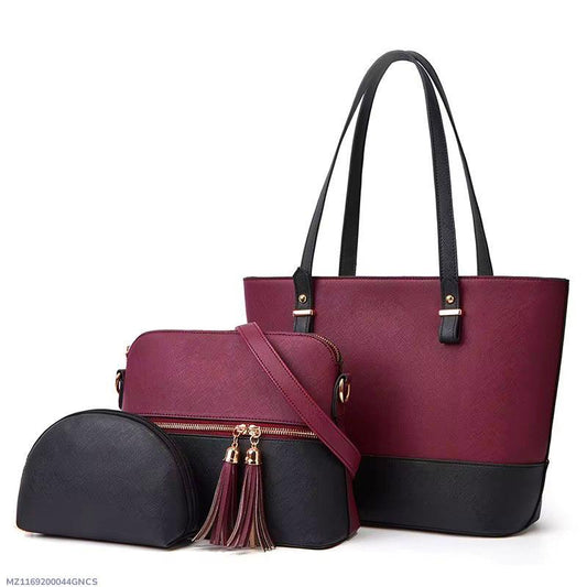 Women's Rexine Plain Shoulder Bag