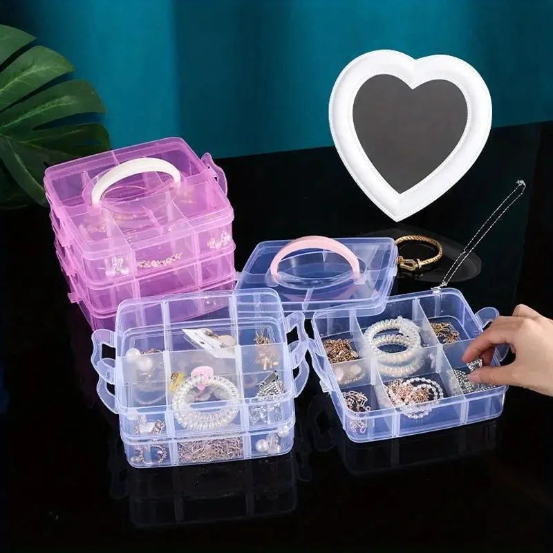 3 Layered Jewelry Organizer Box