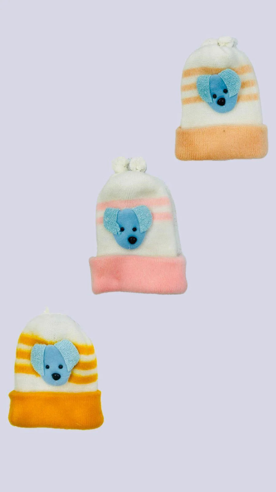 Baby Printed Cap, Pack Of 3