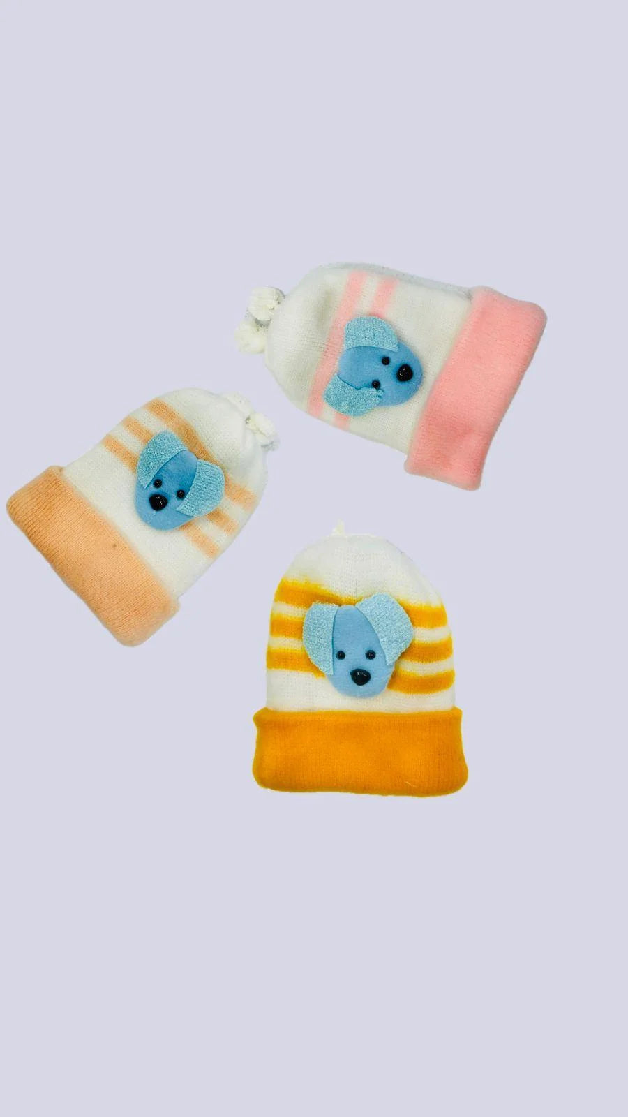 Baby Printed Cap, Pack Of 3