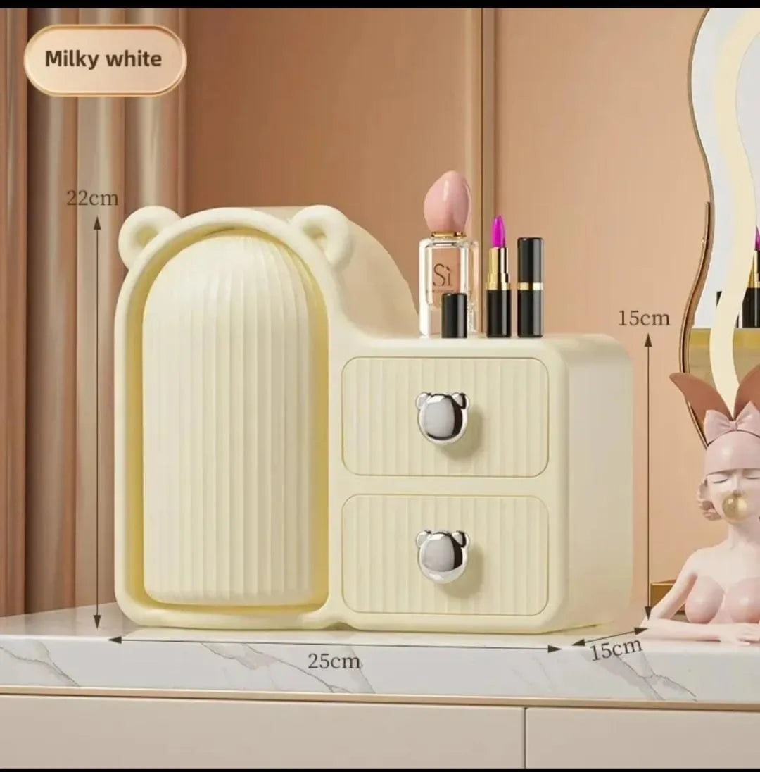 Rotating Makeup Organizer Makeup Plastic Storage Box