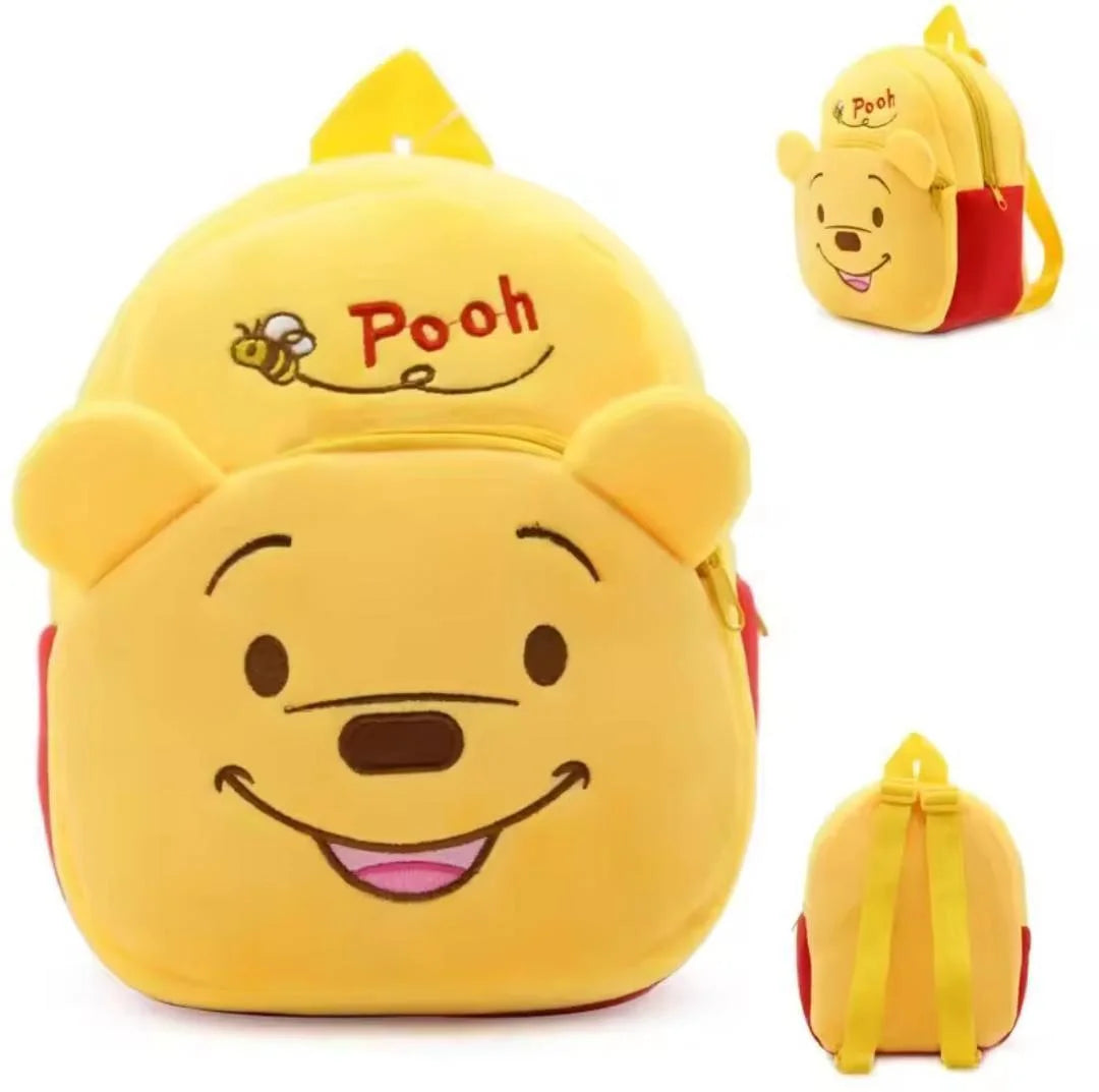 Kid's Pooh Yellow Backpack – Perfect for Boys and Girls
