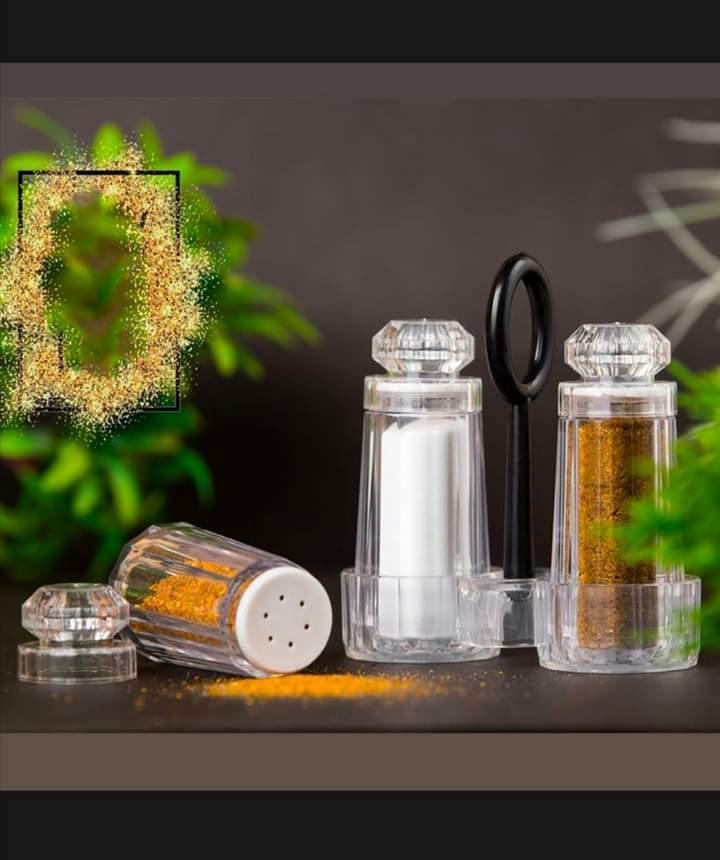 Salt And Pepper Bottles (Namak Dani) - Pack Of 2