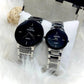 Stylish Unisex Couple Watches - Set of 2 with Quartz Movement