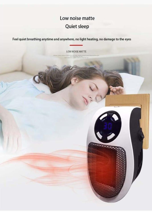 Portable Electric Heater - 500 Watts - Ideal for Quick Heating in Any Space