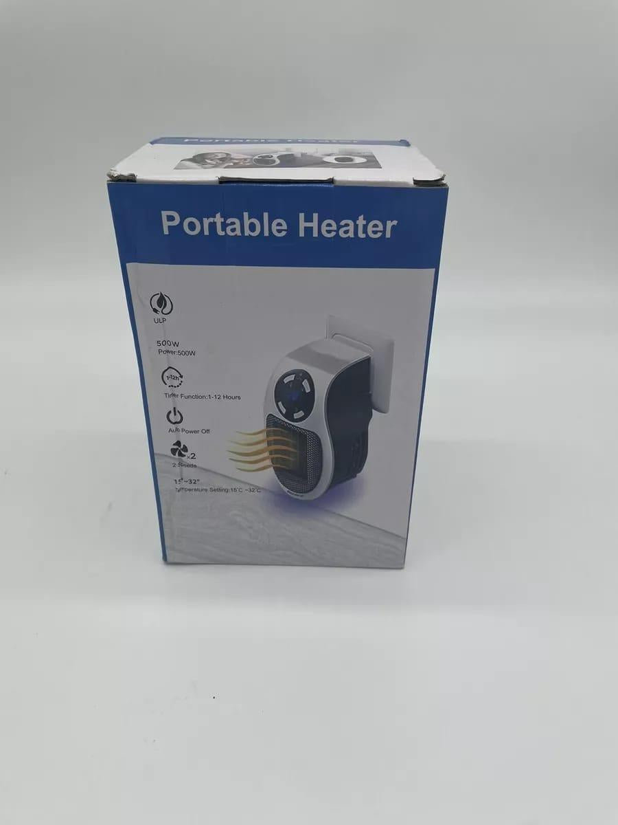 Portable Electric Heater - 500 Watts - Ideal for Quick Heating in Any Space