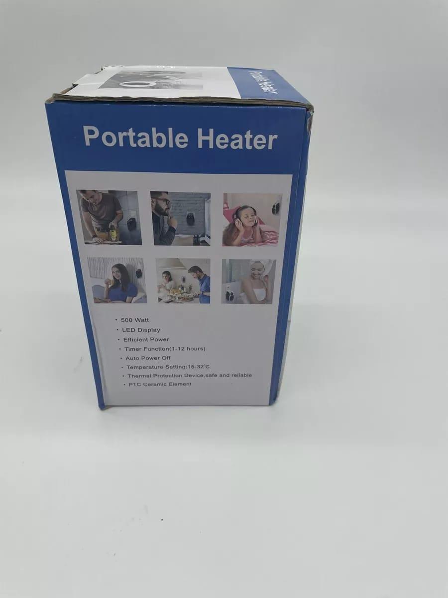 Portable Electric Heater - 500 Watts - Ideal for Quick Heating in Any Space