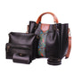 4 Pcs Women's Beautiful PU Leather Shoulder Bag