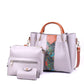 4 Pcs Women's Beautiful PU Leather Shoulder Bag