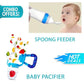 Silicone Pacifier And Feeding Spoon Set