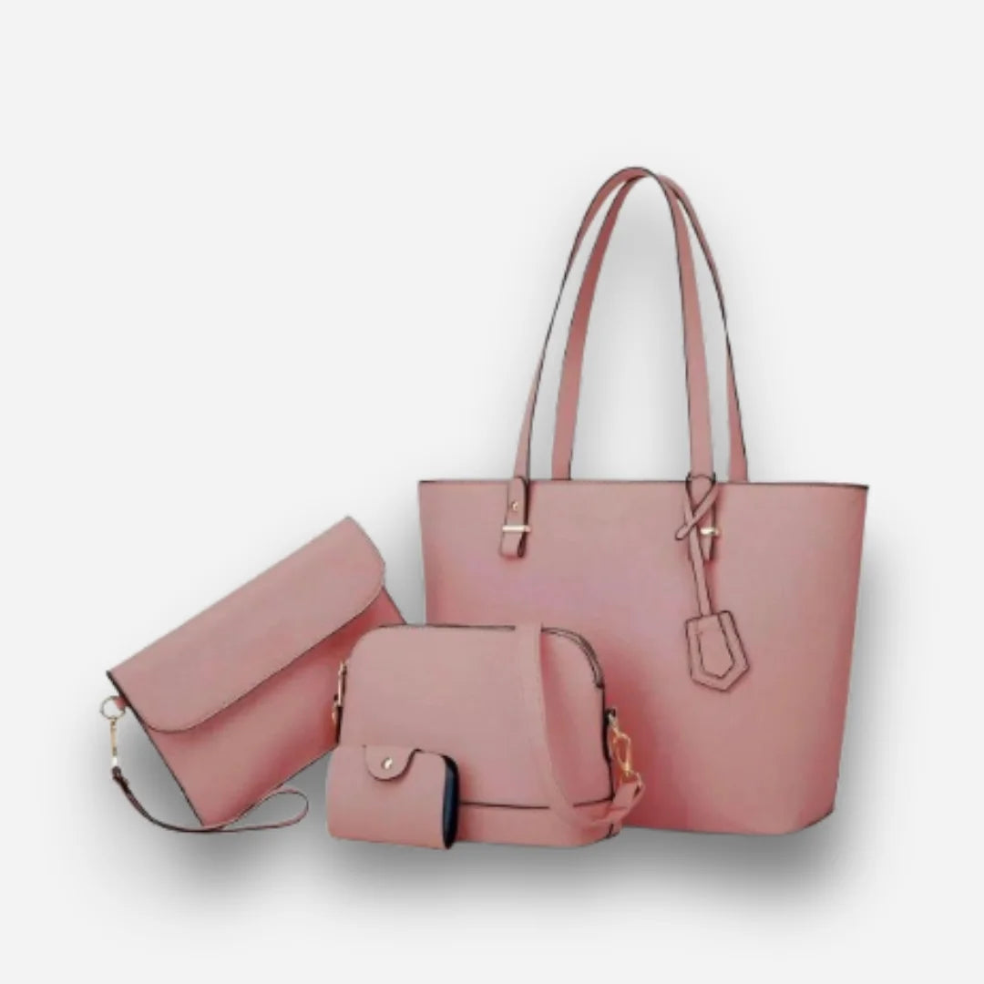 Women's PU Leather Plain Shoulder Bag